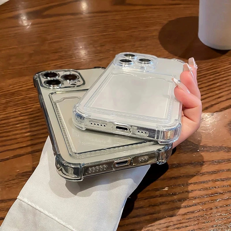 Clear Wallet Phone Case